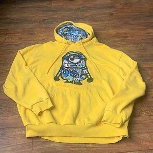 Bright yellow minions hoodie